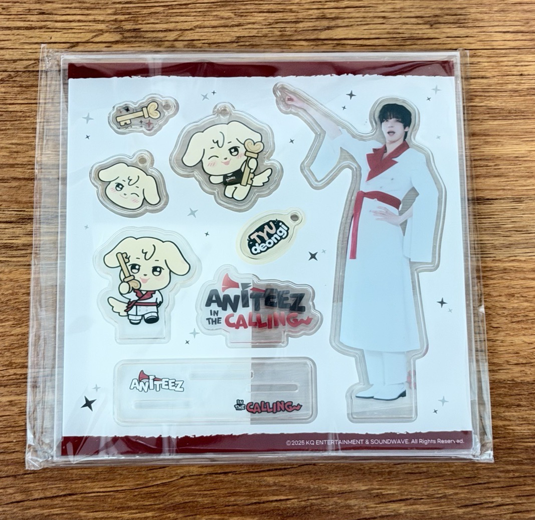 Aniteez in calling 潤 壓克力組（內附珠鏈）