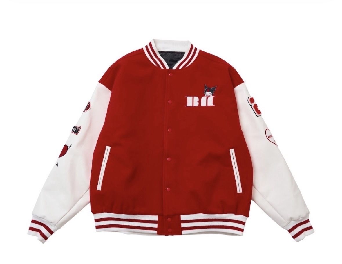 棒球外套 紅色男款