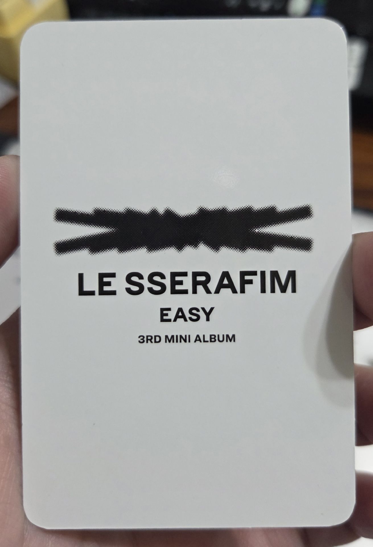 LE SSERAFIM 恩採 EUNCHAE EASY sw 2.0 幸運卡