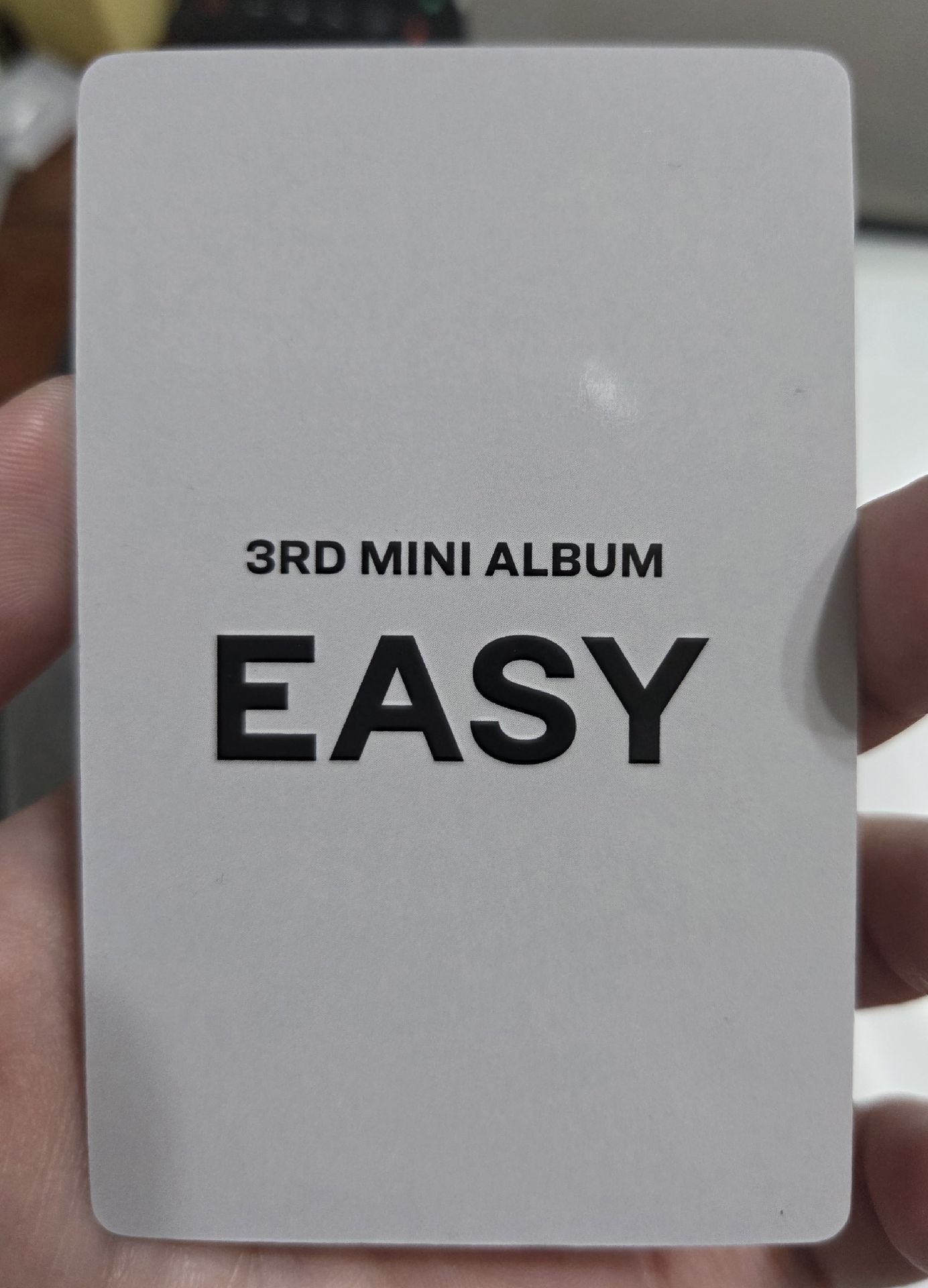 LE SSERAFIM 恩採 EUNCHAE EASY yzy 抽選卡 青島中簽