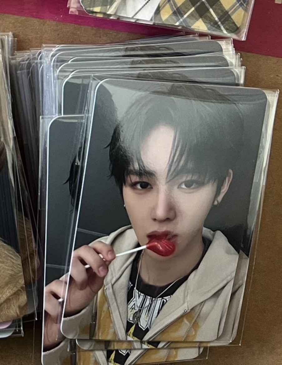 周安信 mnet線下簽售卡 愛心糖果ver. 