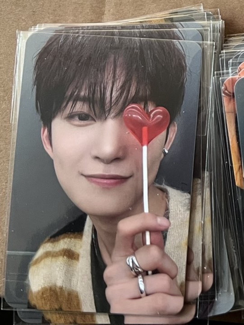 金虔佑 mnet線下簽售卡 愛心糖果ver. 