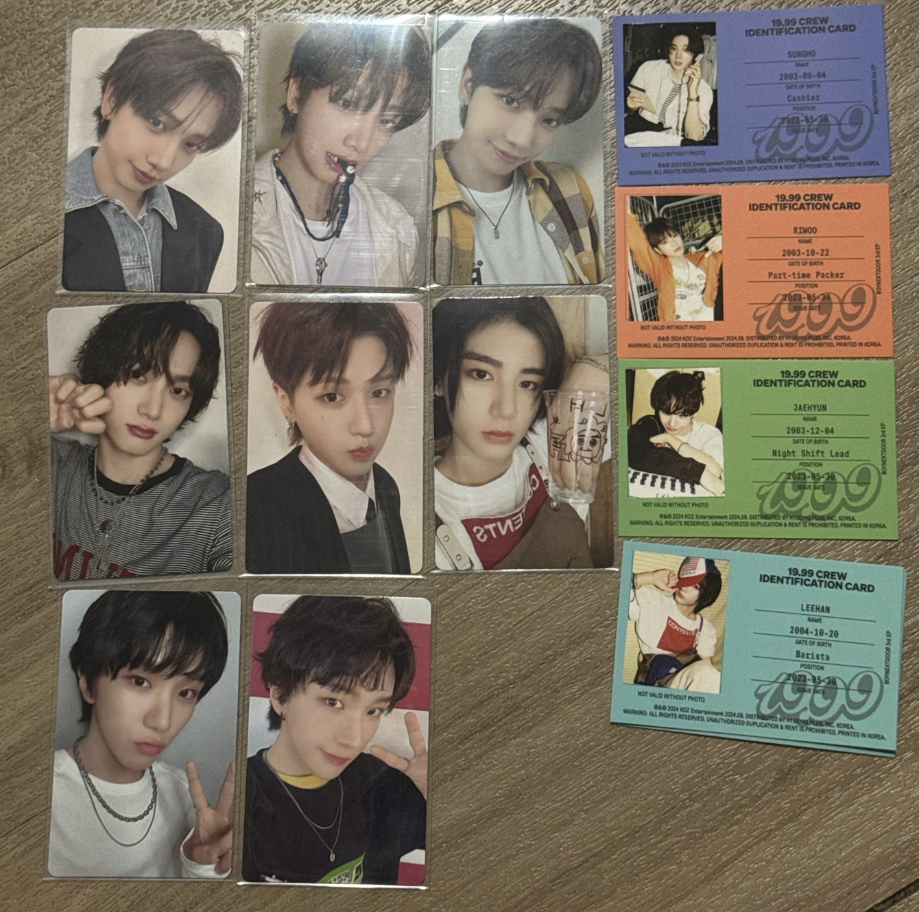 19.99專卡 日咖特典3