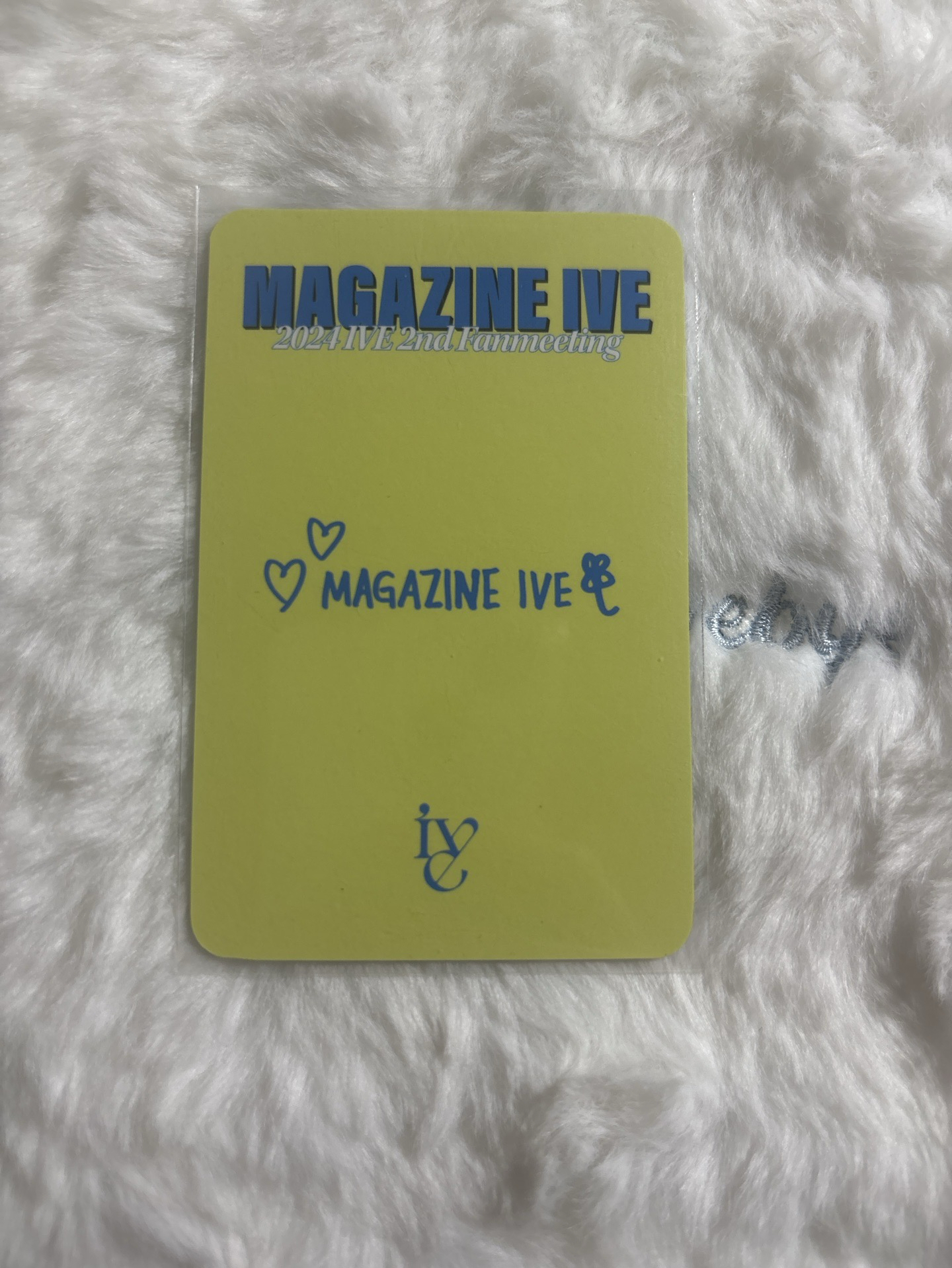 Liz 栗子 24’FM MAGAZINE IVE 周邊卡 立牌卡