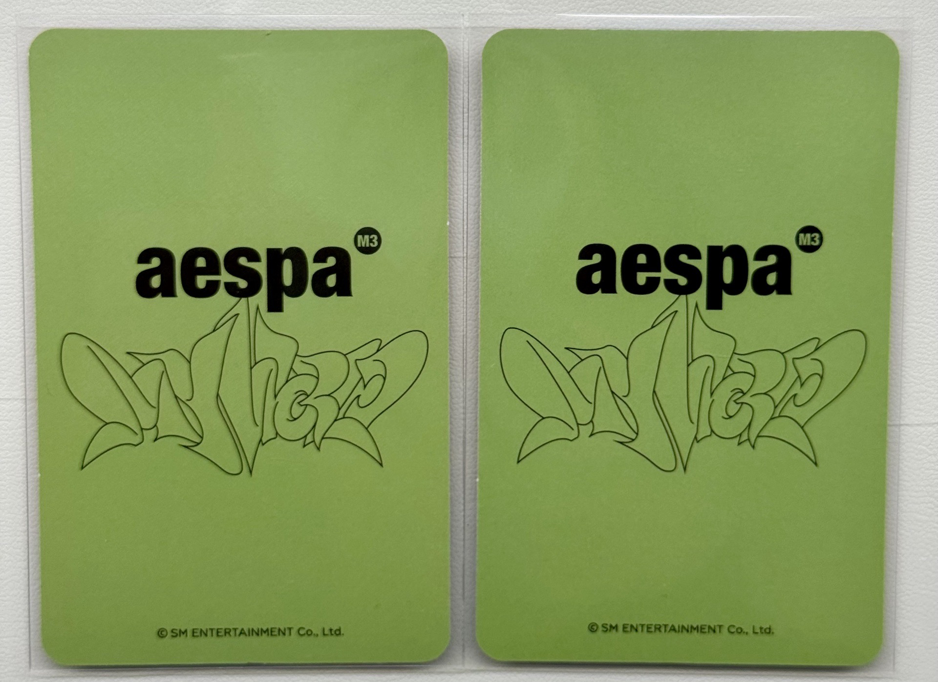 MY WORLD 華納 特典卡 美國線下特典 柚