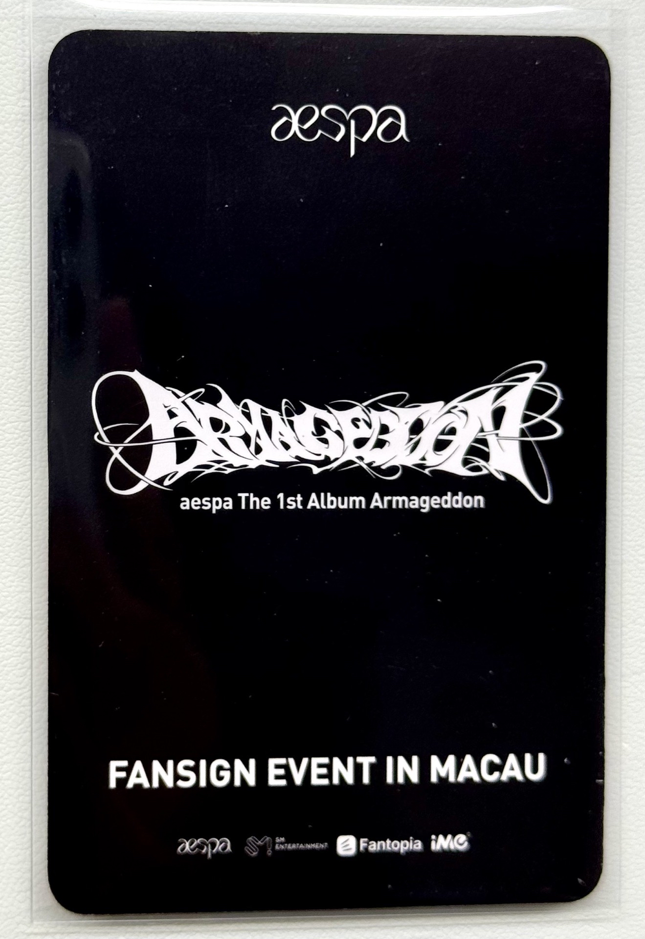 正規一 iMe 簽售卡 澳門簽售柚