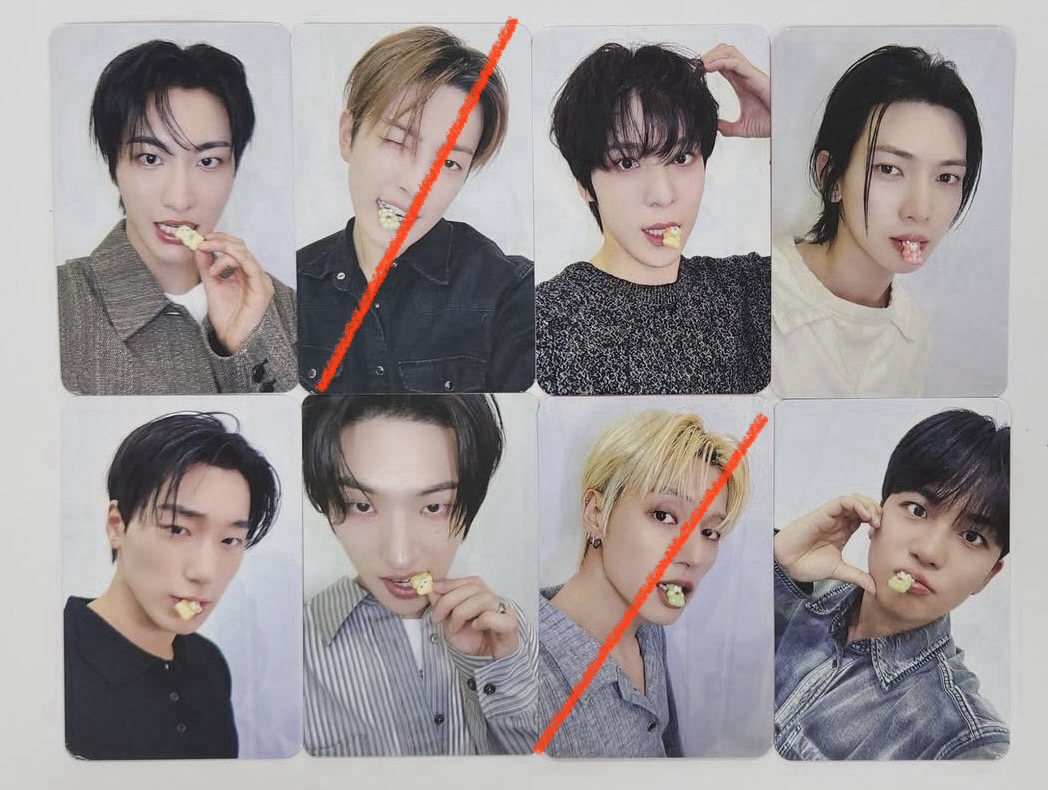 ⚐ 𓊝 ⋆˚ATEEZ｜GH3簽售卡 小熊軟糖ver.（缺中榮）