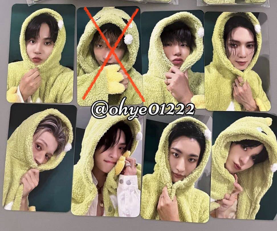 ⚐ 𓊝 ⋆˚ATEEZ｜GH3簽售卡 恐龍ver.（缺中）