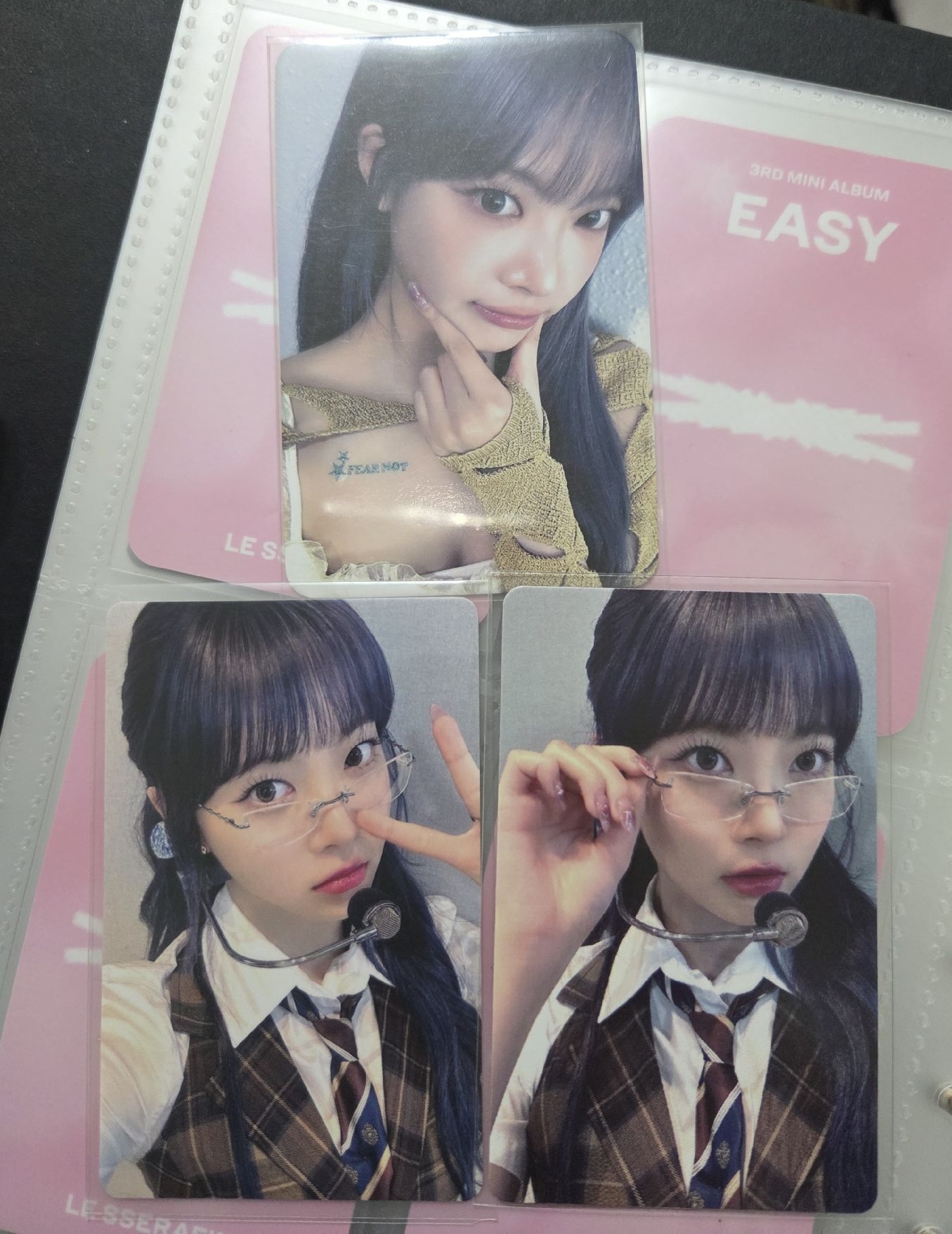 LE SSERAFIM 恩採 EUNCHAE EASY yzy幸運卡 wf 24‘fm wvs 首爾場限