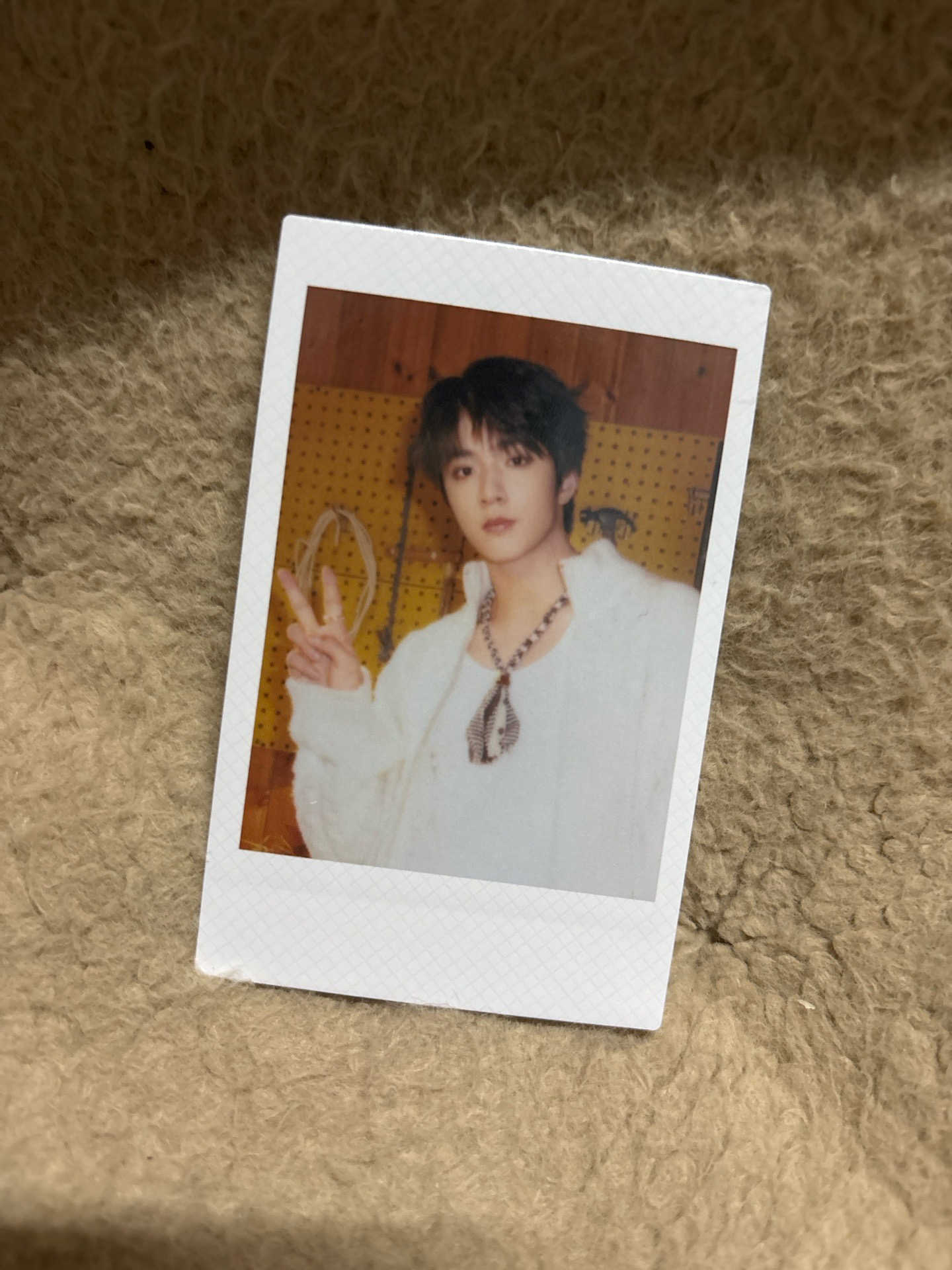 劉耀文 比耶拍立得