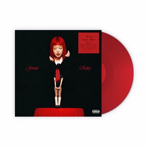 제니(JENNIE) - The 1st Studio Album [Ruby Vinyl] (Unsigned)
