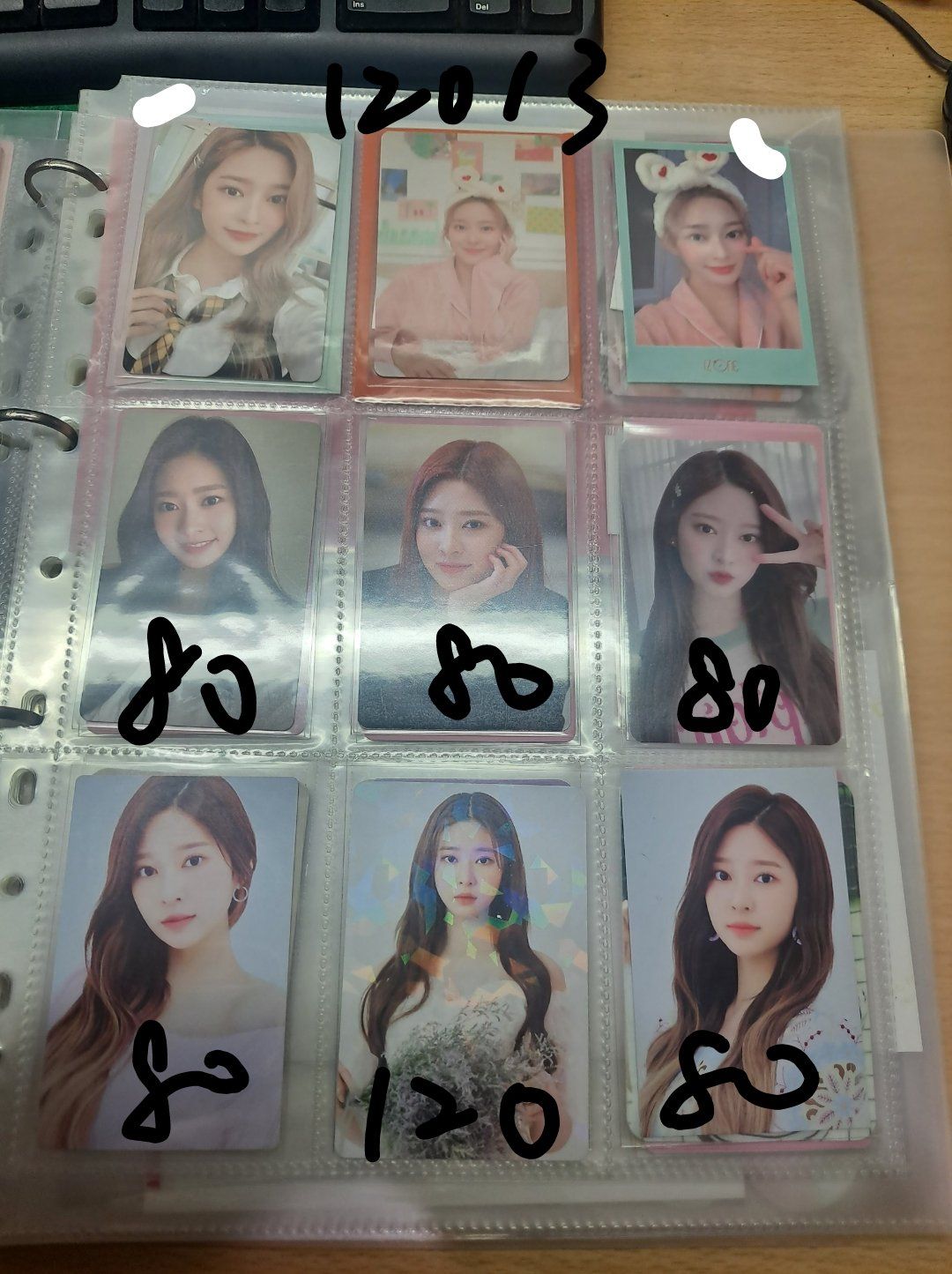 IZ*ONE珉周小卡周邊