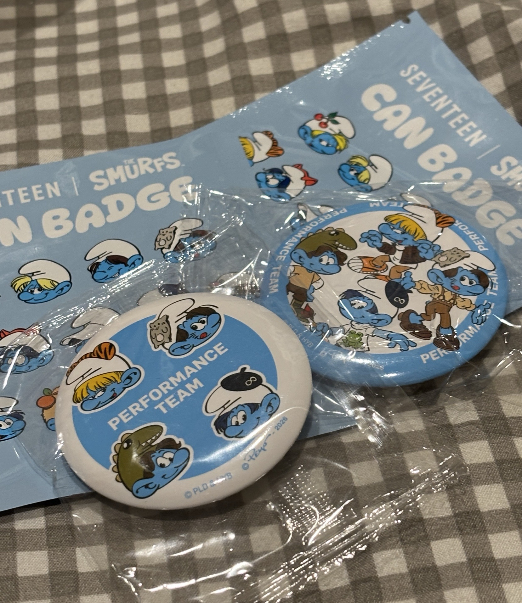 婆隊徽章一鍵畢業 藍色小精靈 購物袋