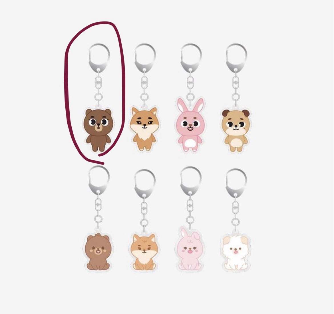 DAY6 MISSION No.9 鑰匙圈吊飾 相片組