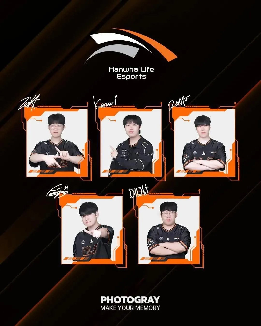 Hanwha Life Esports X PHOTOGRAY