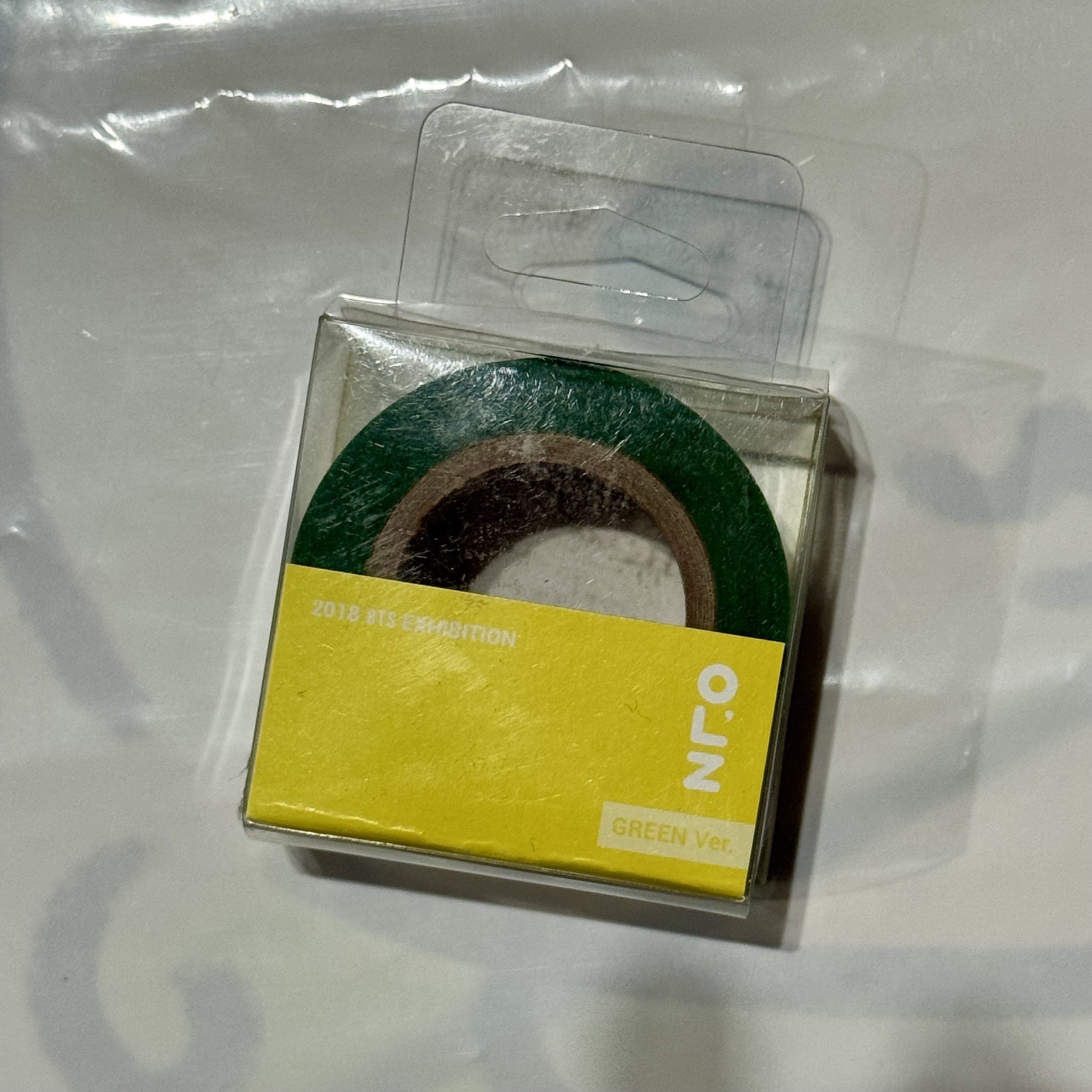 BTS 今日展 紙膠帶