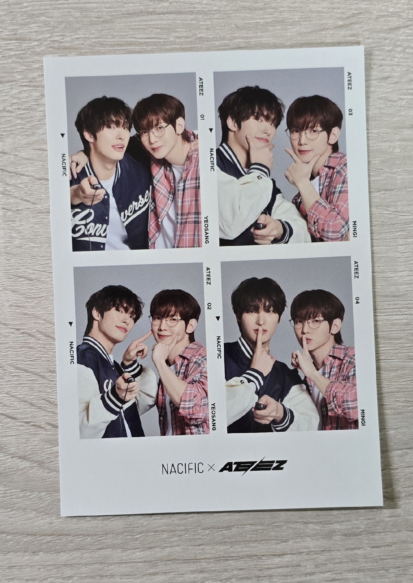 NACIFIC尚旼明信片