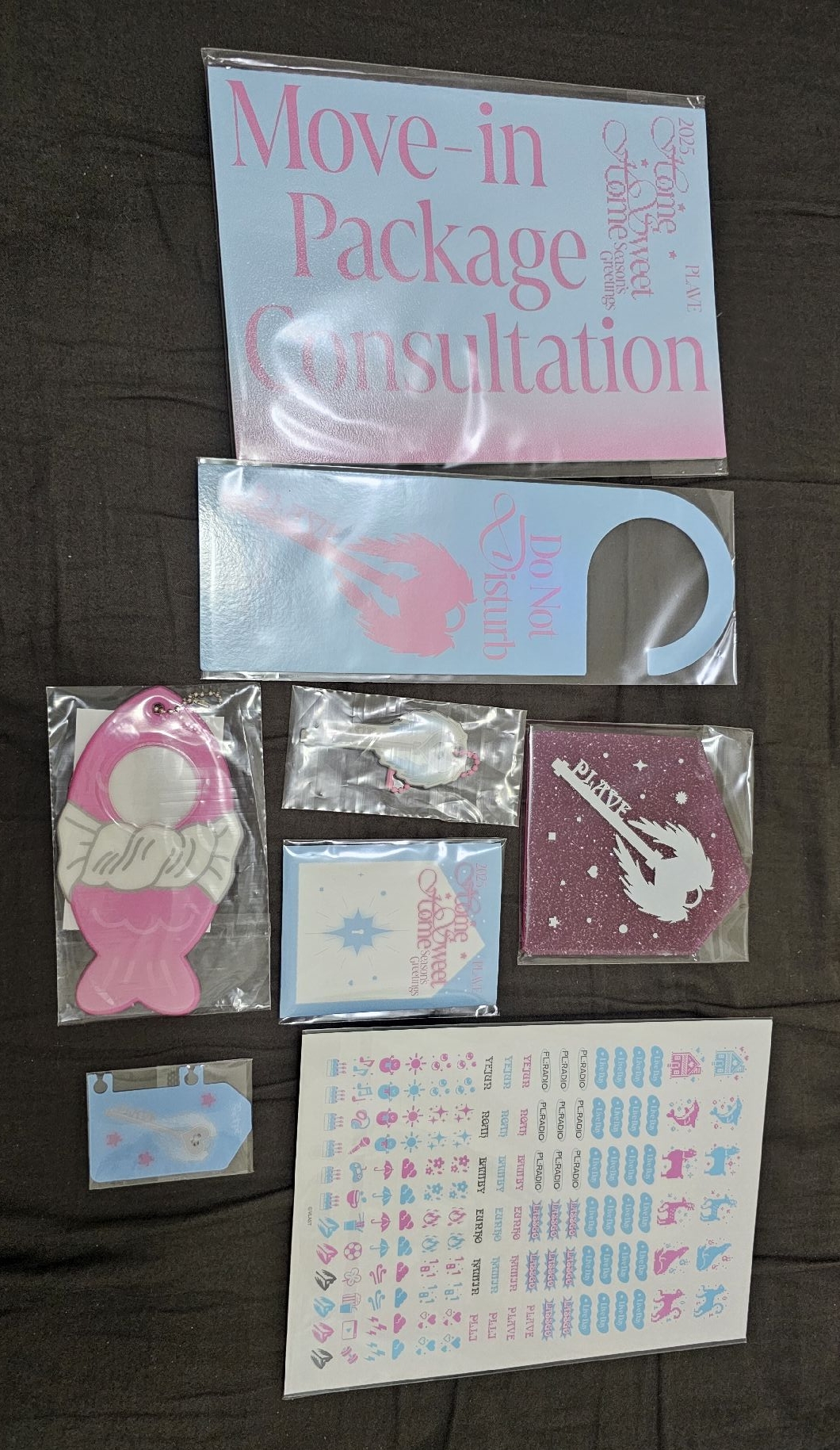 PLAVE 25SG 年曆盒內容物（全新）