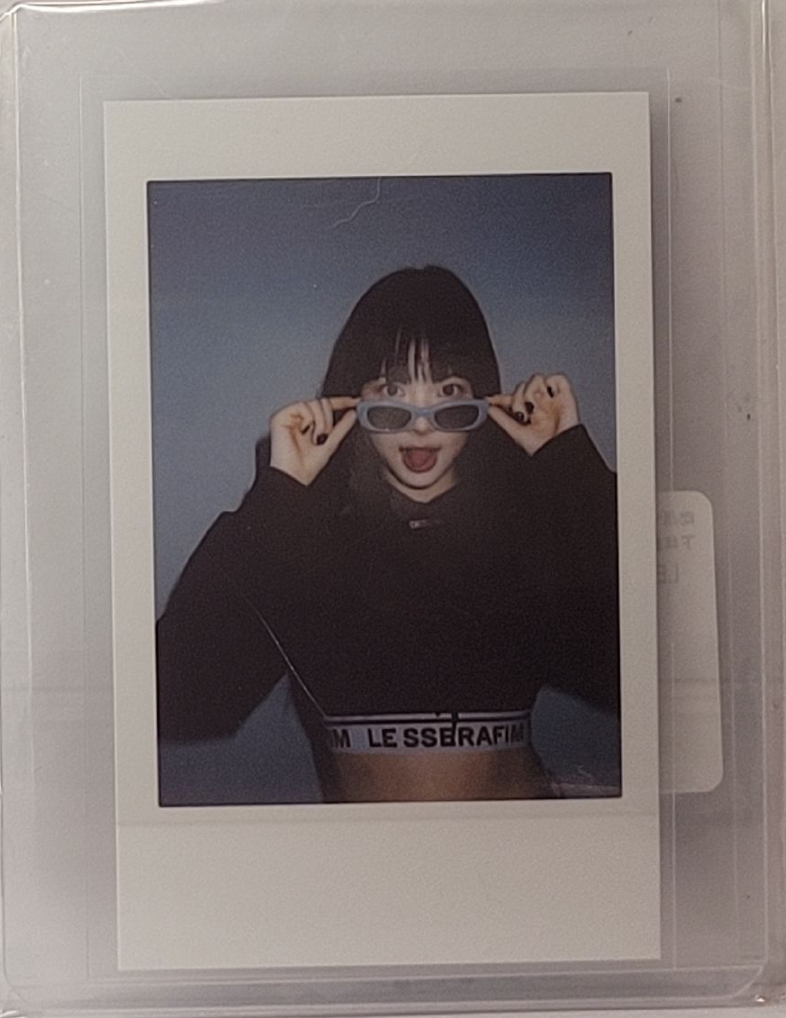 LE SSERAFIM UNFORGIVEN 鐵盒拍立得卡 EUNCHAE