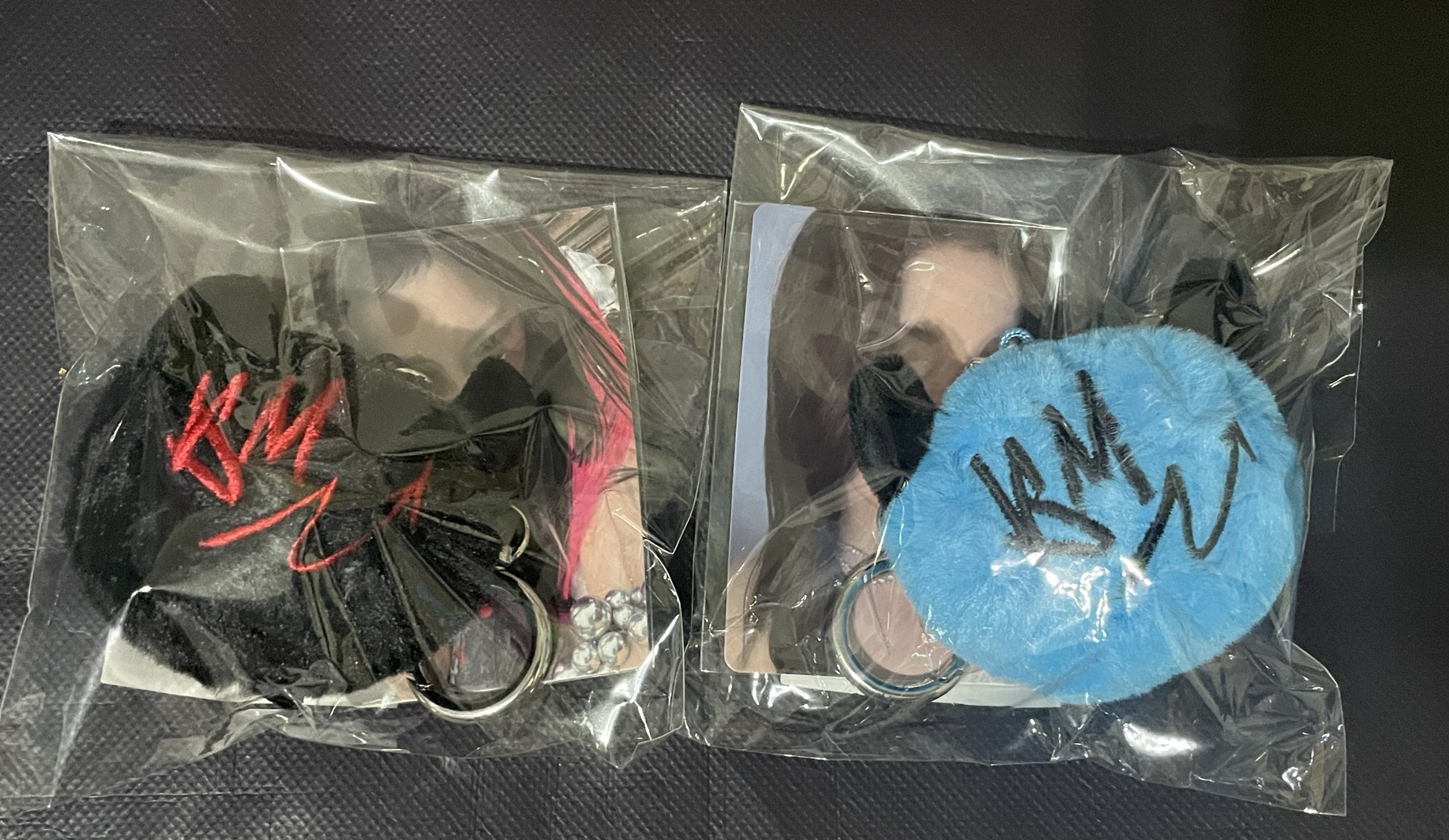 周邊 毛絨吊飾球 藍➕黑球 RUKA 露