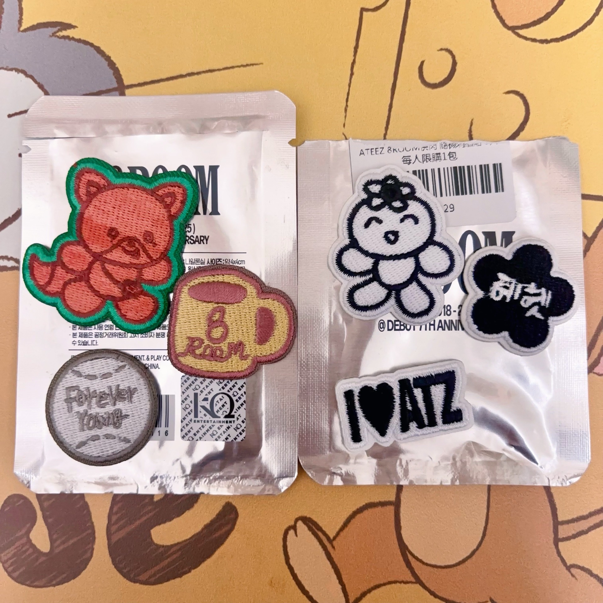 💜彩色榮 黑白尚 布章 8room