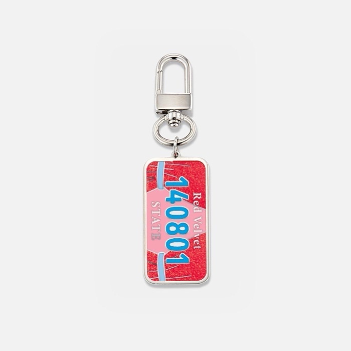 NUMBER PLATE KEYRING