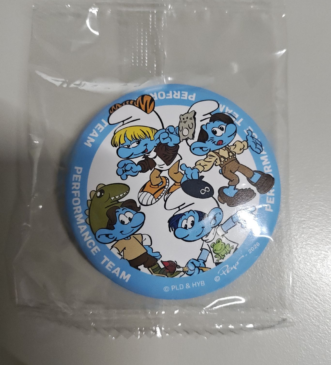 藍色小精靈聯名徽章