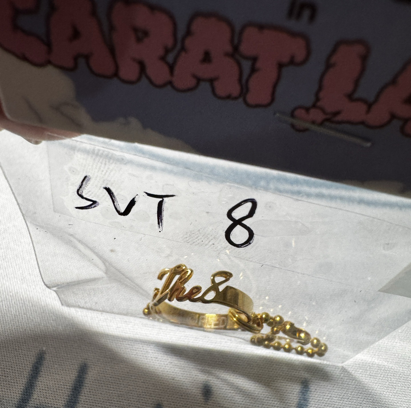 SEVENTEEN BANDAI戒指 扭蛋