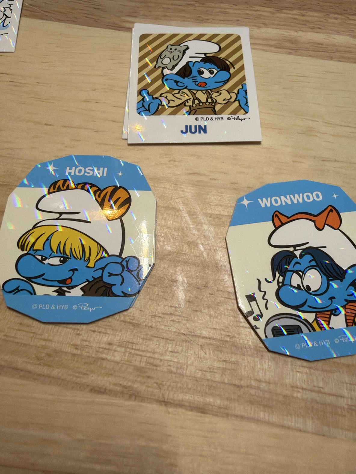 藍色小精靈貼紙