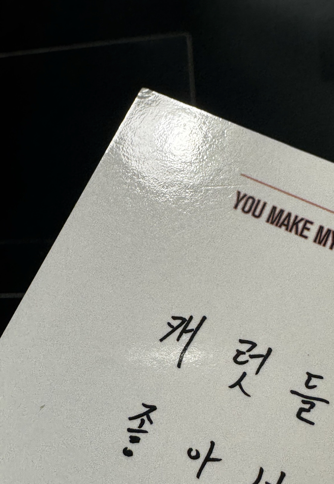 ⚡️SEVENTEEN You Make My Day 公放卡 徐明浩