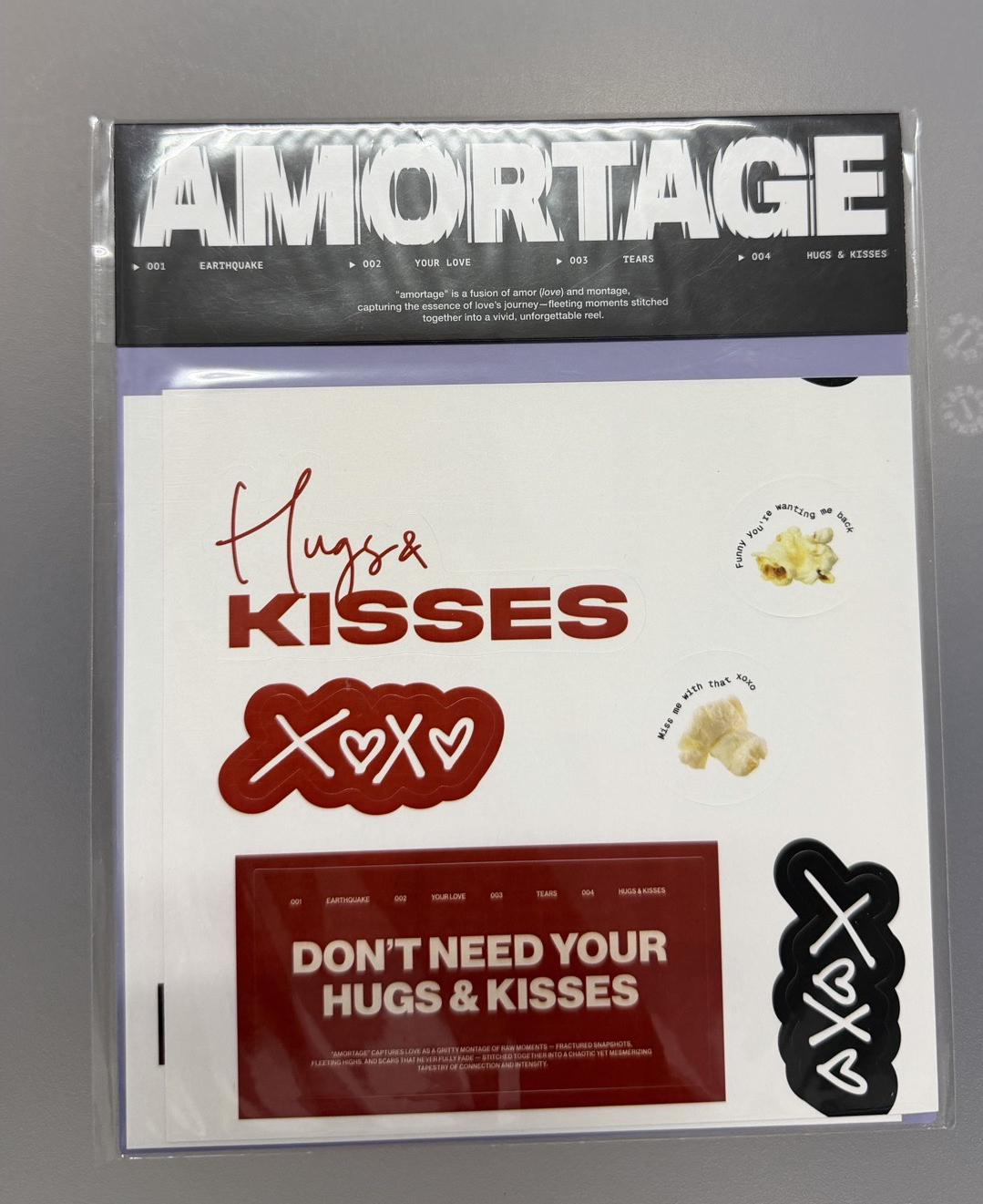 Jisoo amortage 周邊貼紙