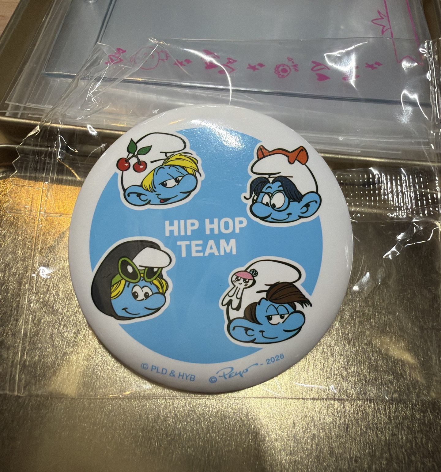 HIP HOP大頭徽章