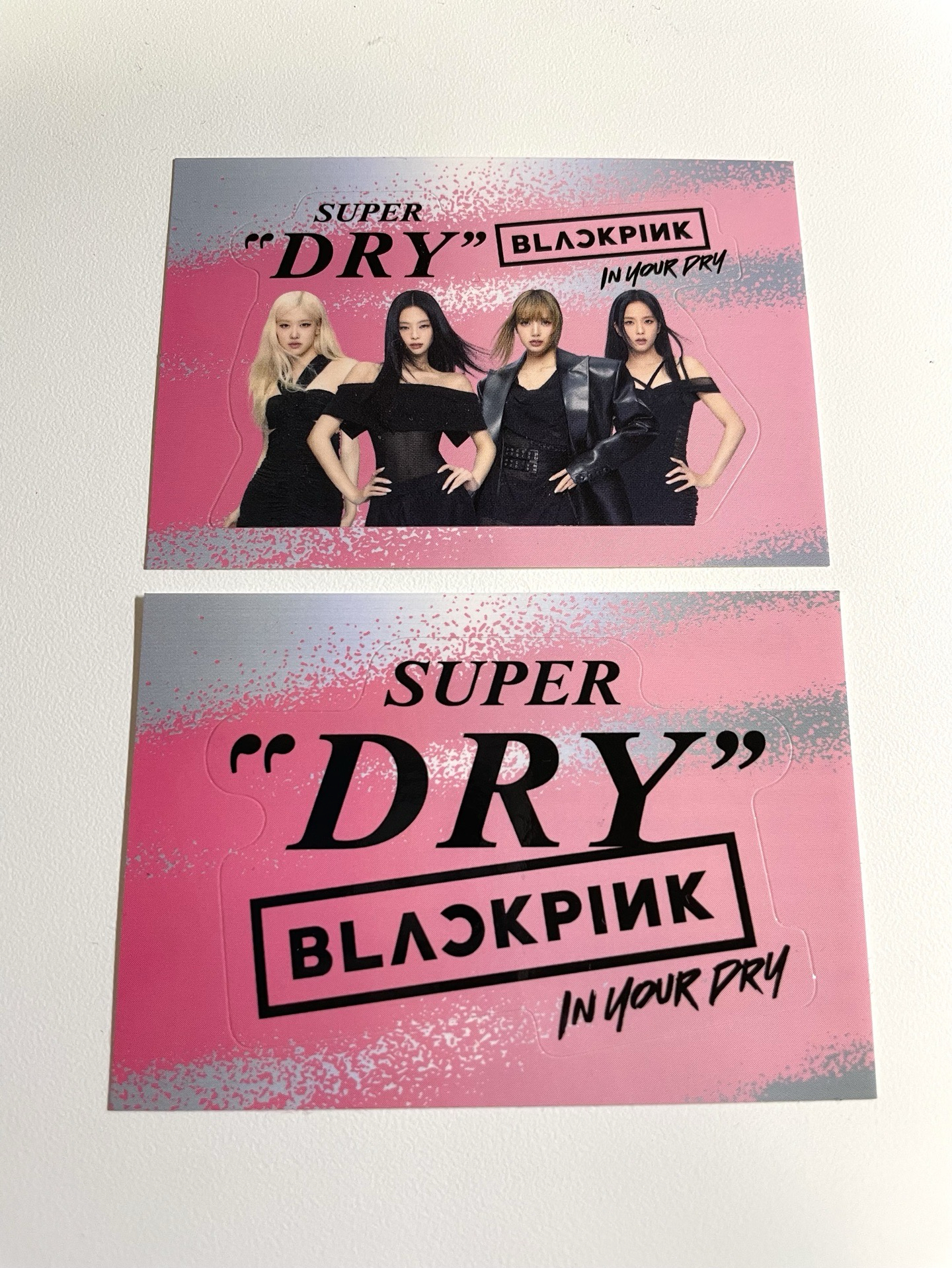 BLACKPINKxSuperdry代言貼紙