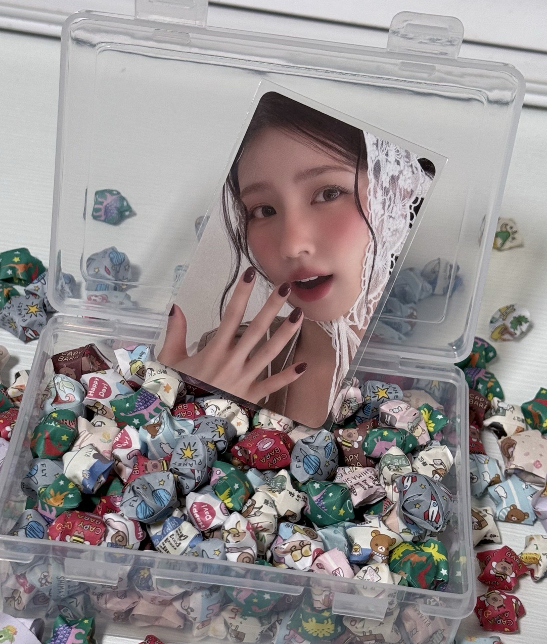 idle 年曆sr特典卡 驚訝比五面