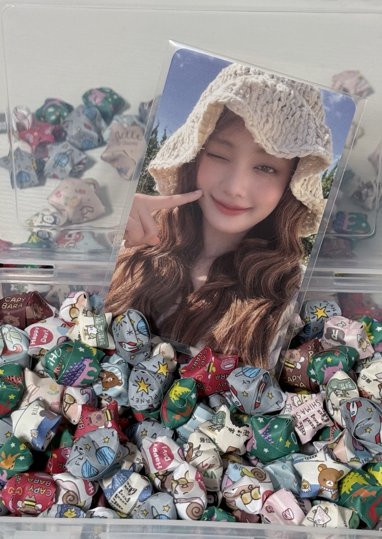 idle 年曆am特典卡 戳臉妮