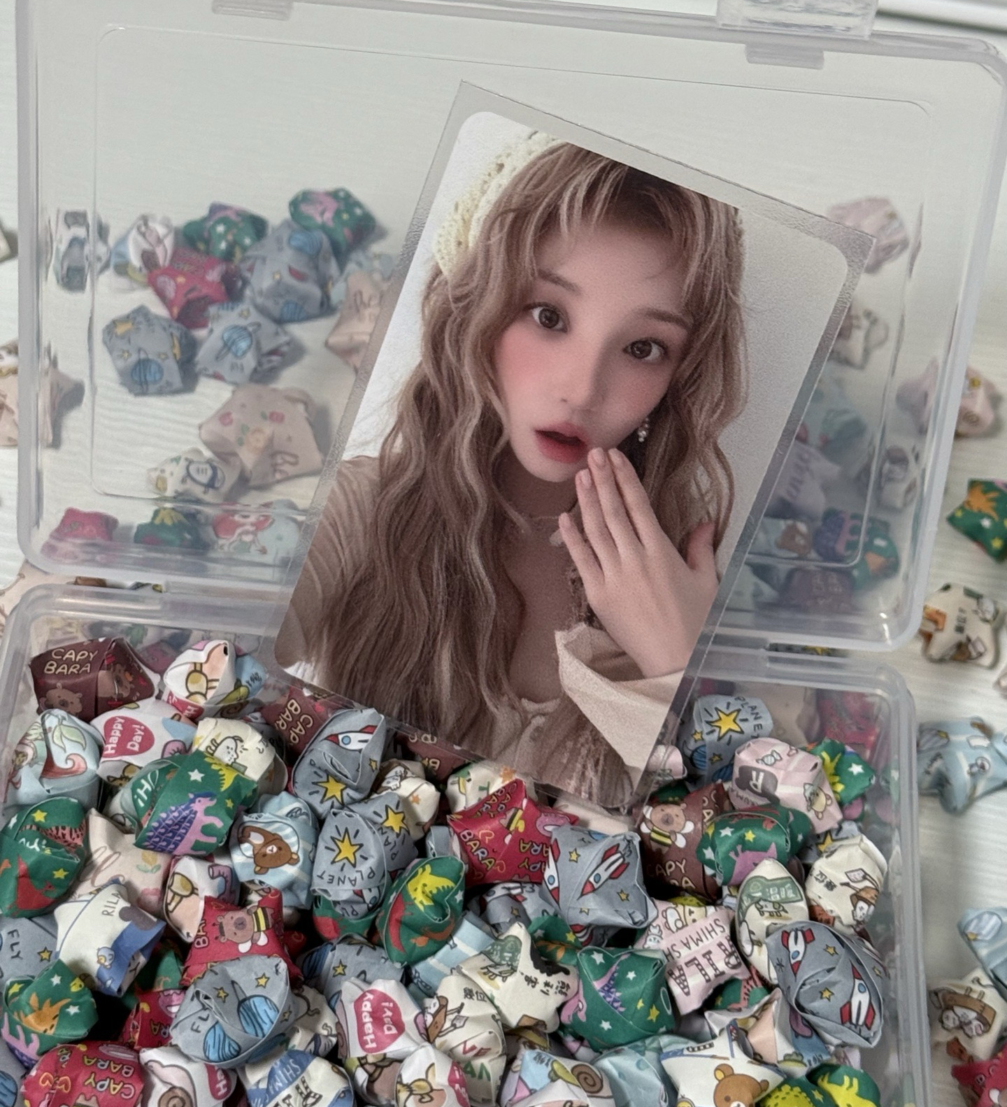 idle 年曆sr特典卡 驚訝比五琦