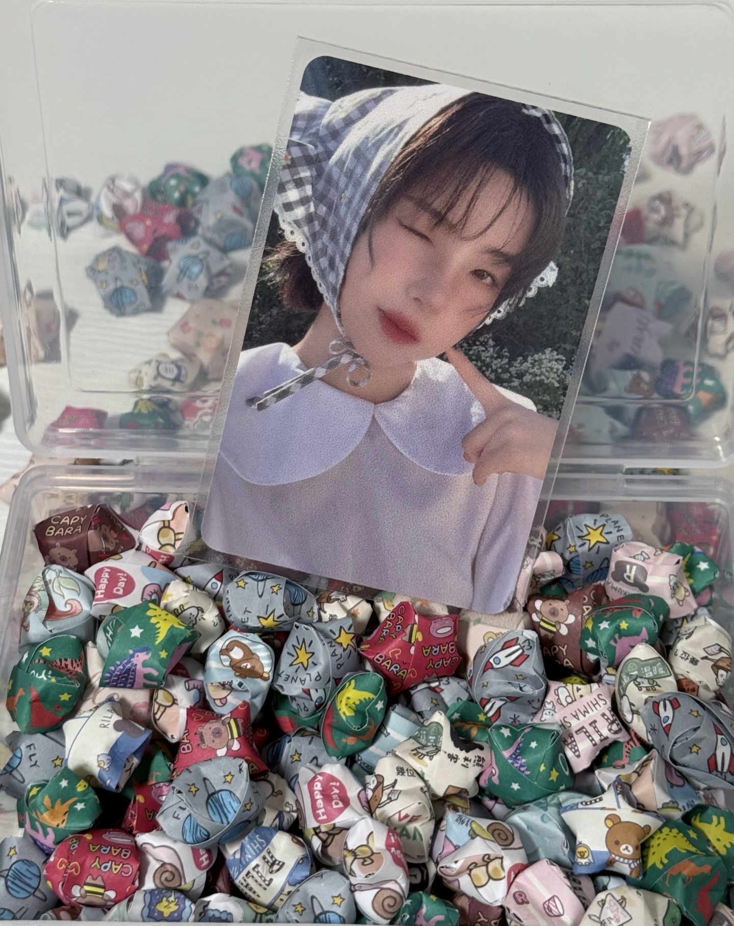 idle 年曆am特典卡 戳臉娟