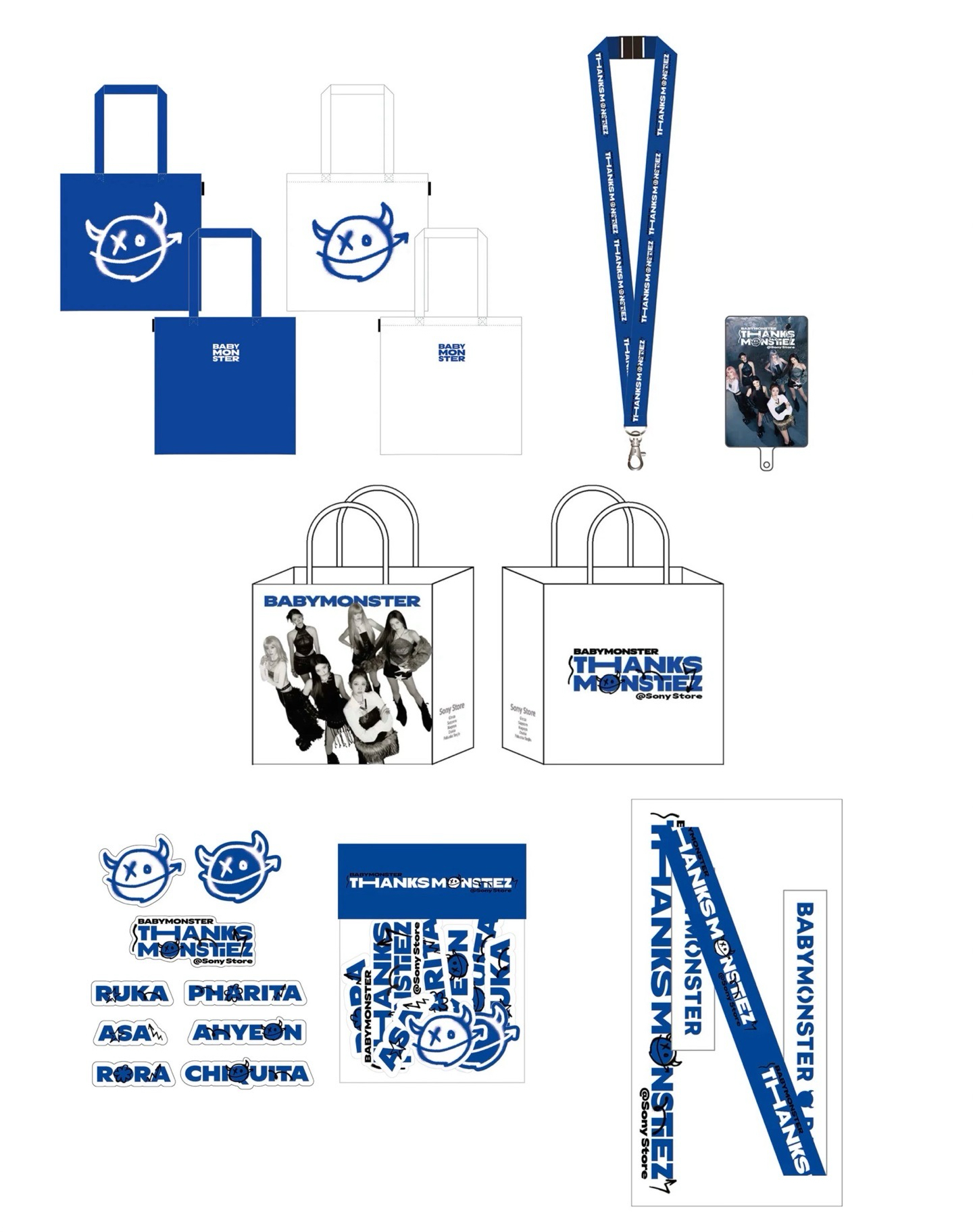 thanks monstiezXsony快閃店週邊