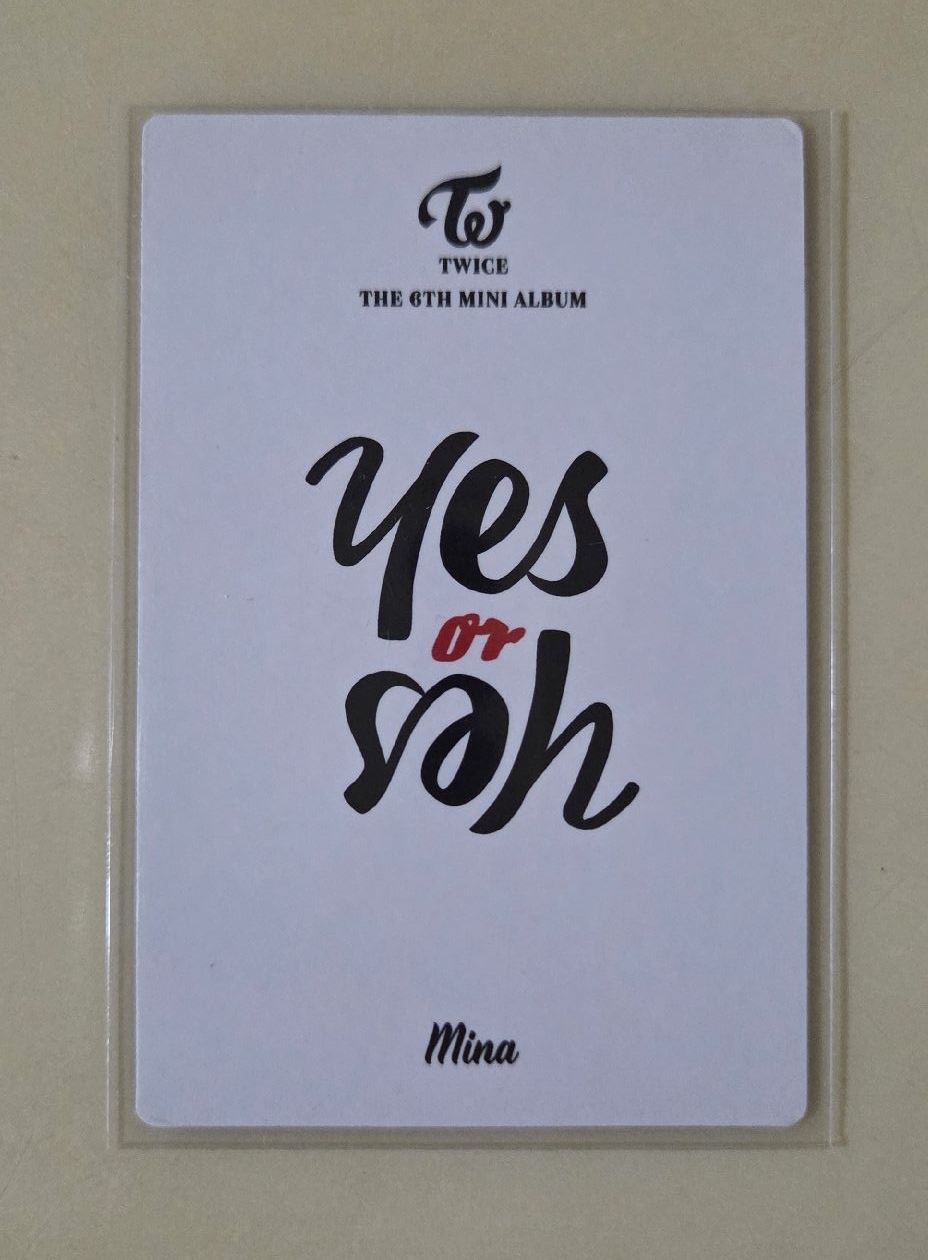 TWICE YOY南打歌卡🩵