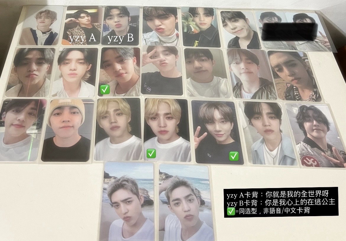 語音、中文卡背/同造型盤