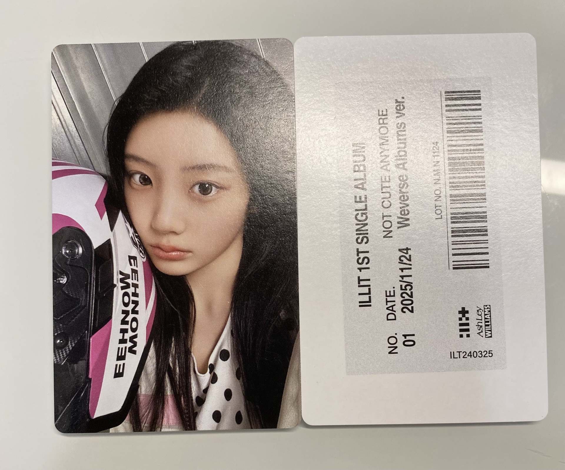 Wonhee單曲一電子專隨機卡