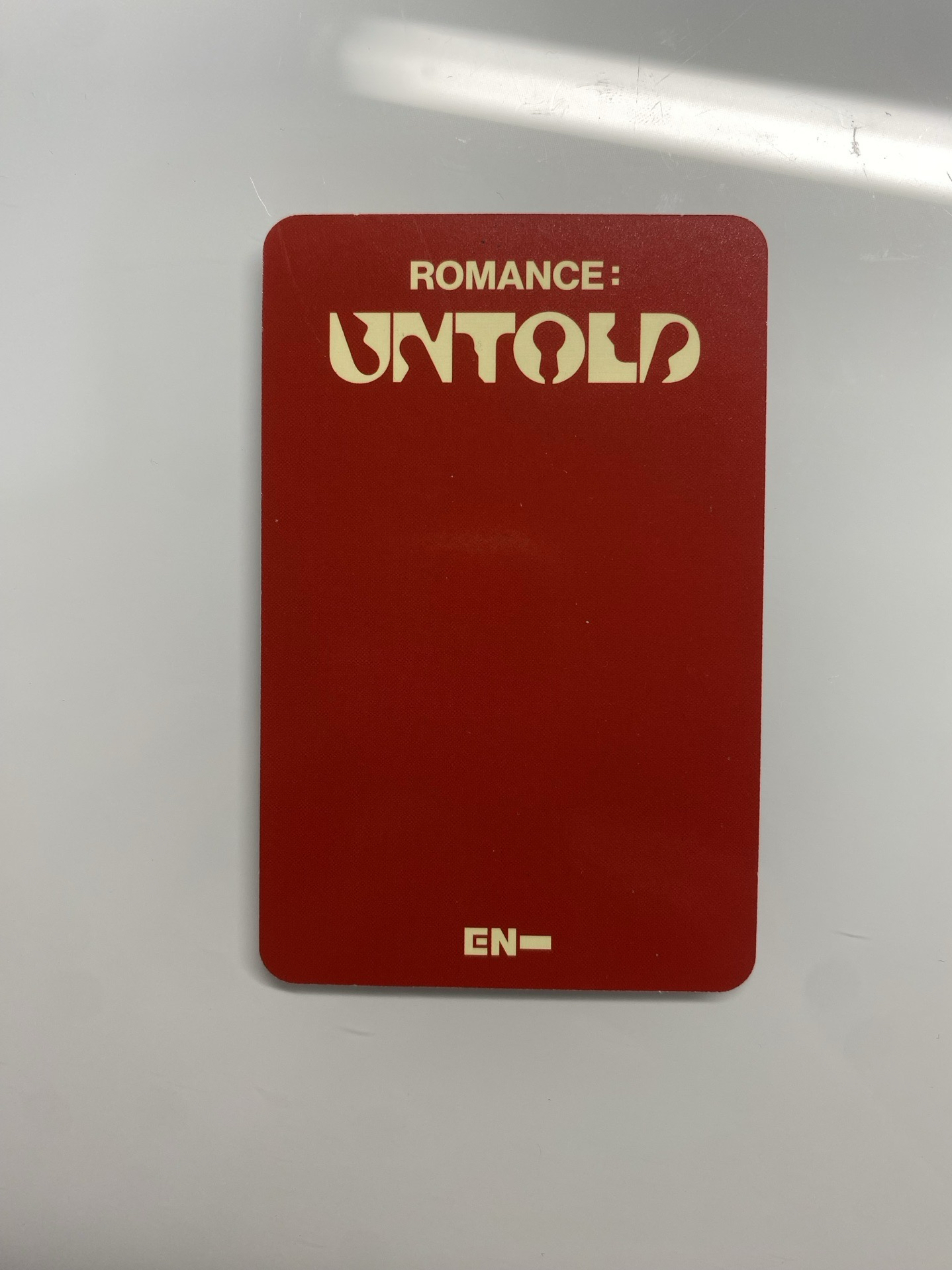 Heeseung正二kpm特典卡