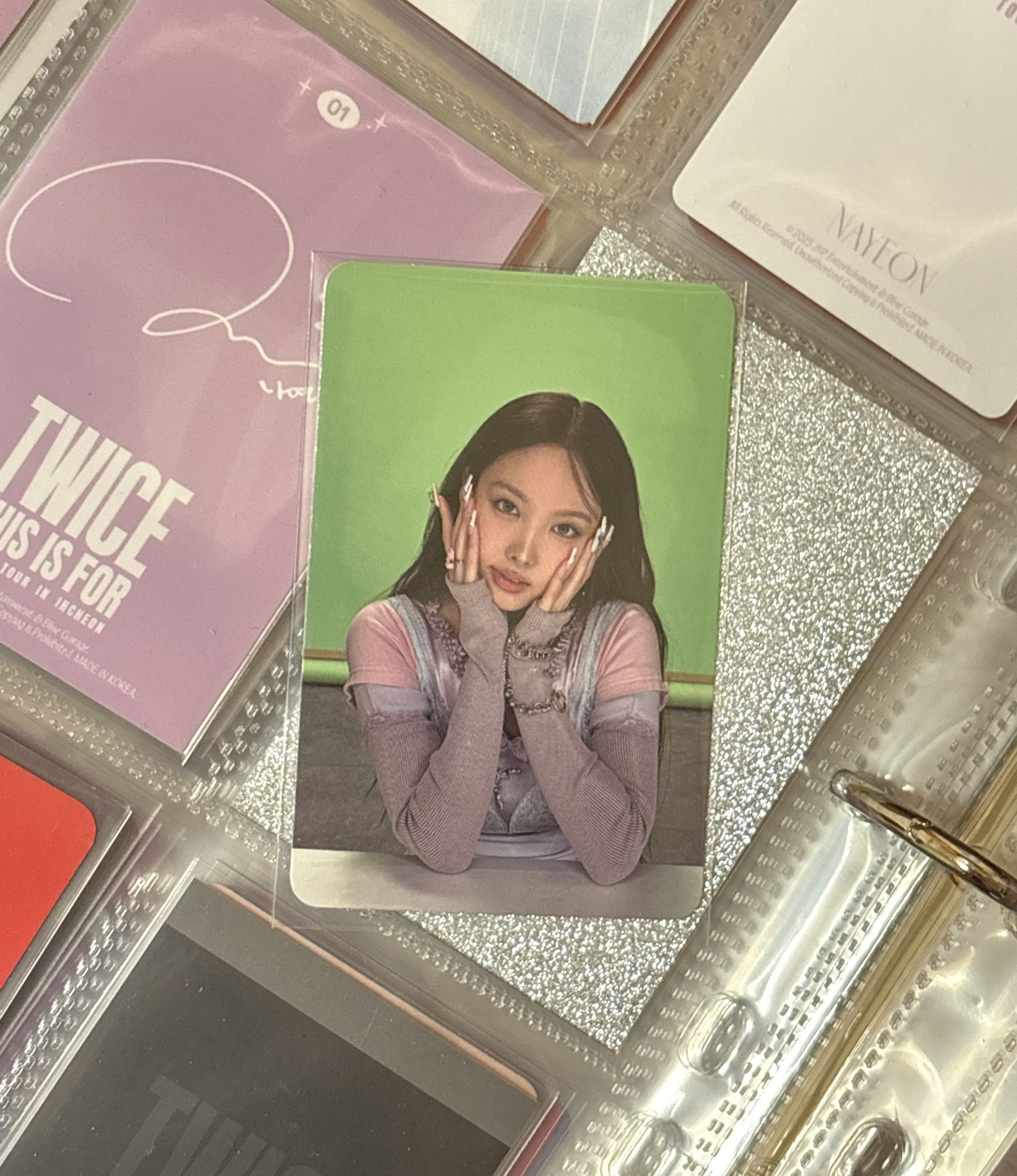 TWICE娜璉單封小卡🩵