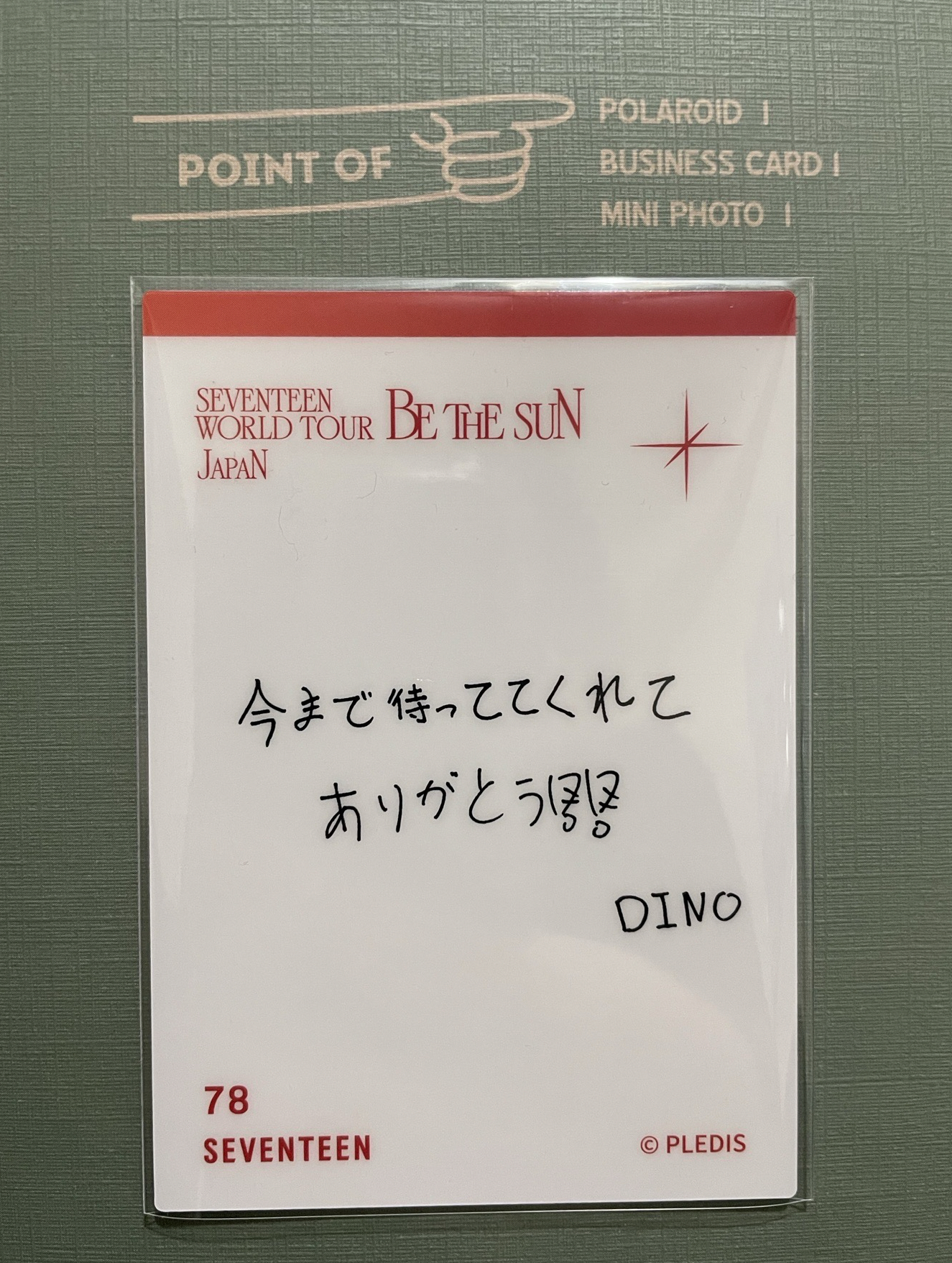 BE THE SUN 日巡卡包卡_DINO