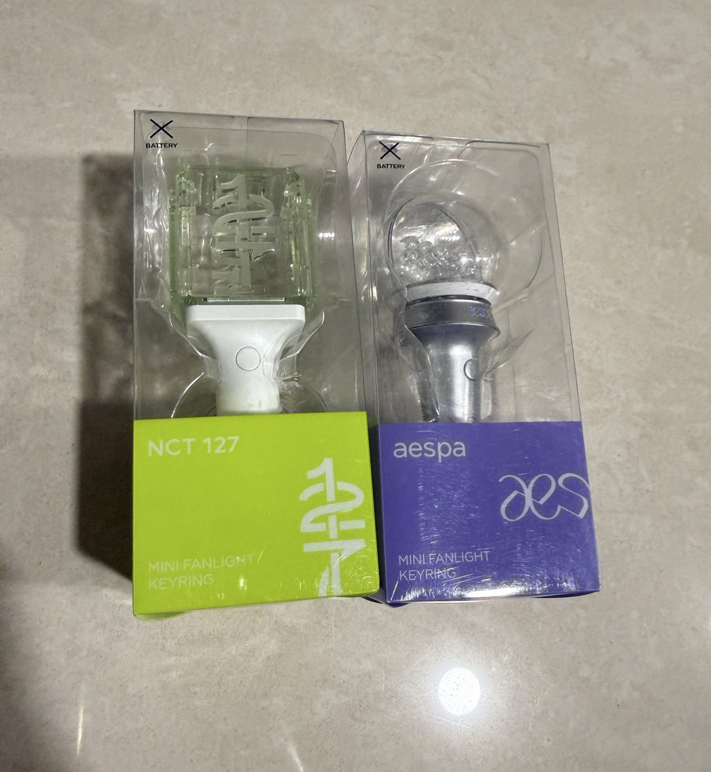 SM小手燈 全新未使用 aespa NCT 127