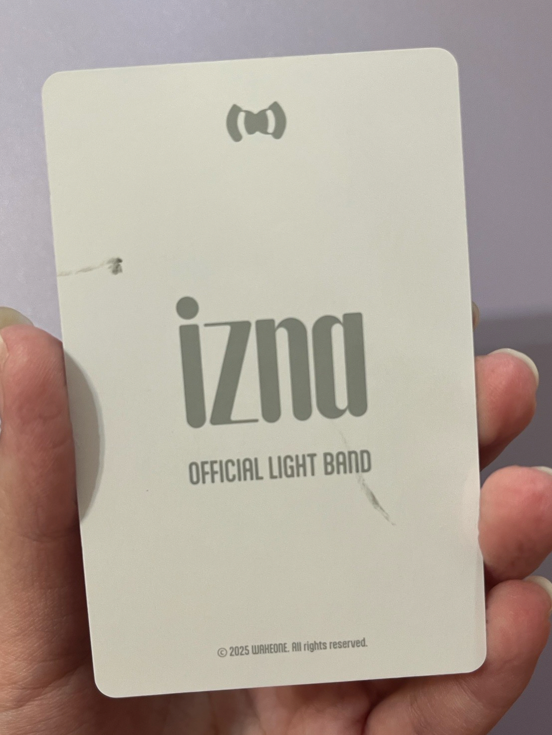 𝗂𝗓𝗇𝖺 手燈+手燈環 小卡（成員一組不拆）