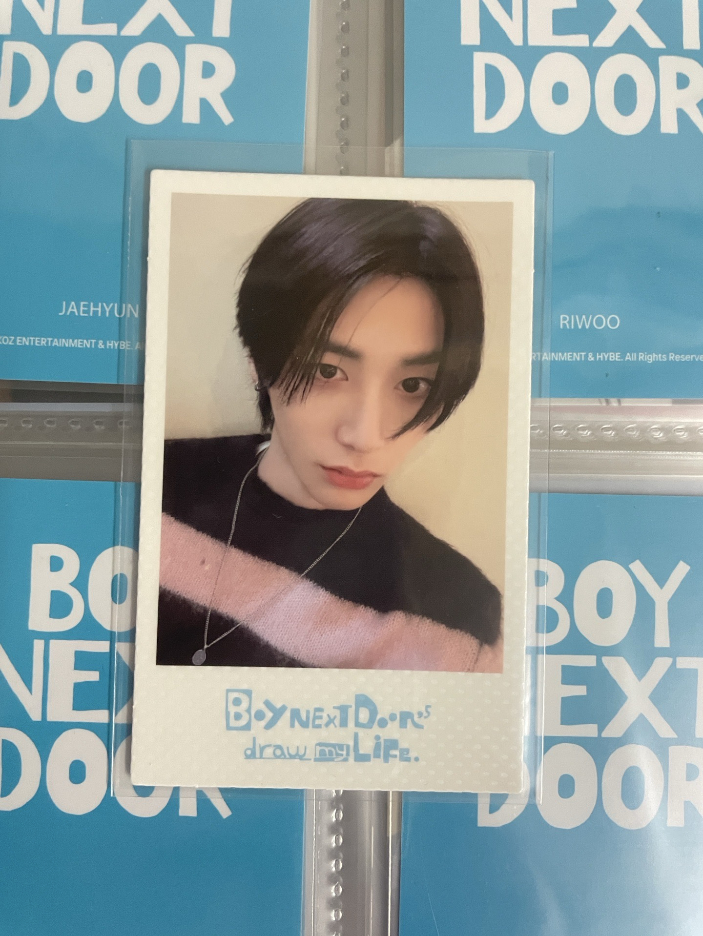 漢東旼 𝖳𝖠𝖤𝖲𝖠𝖭 한동민 回憶錄 vol.1 wvs 舊版 特典卡 拍立得