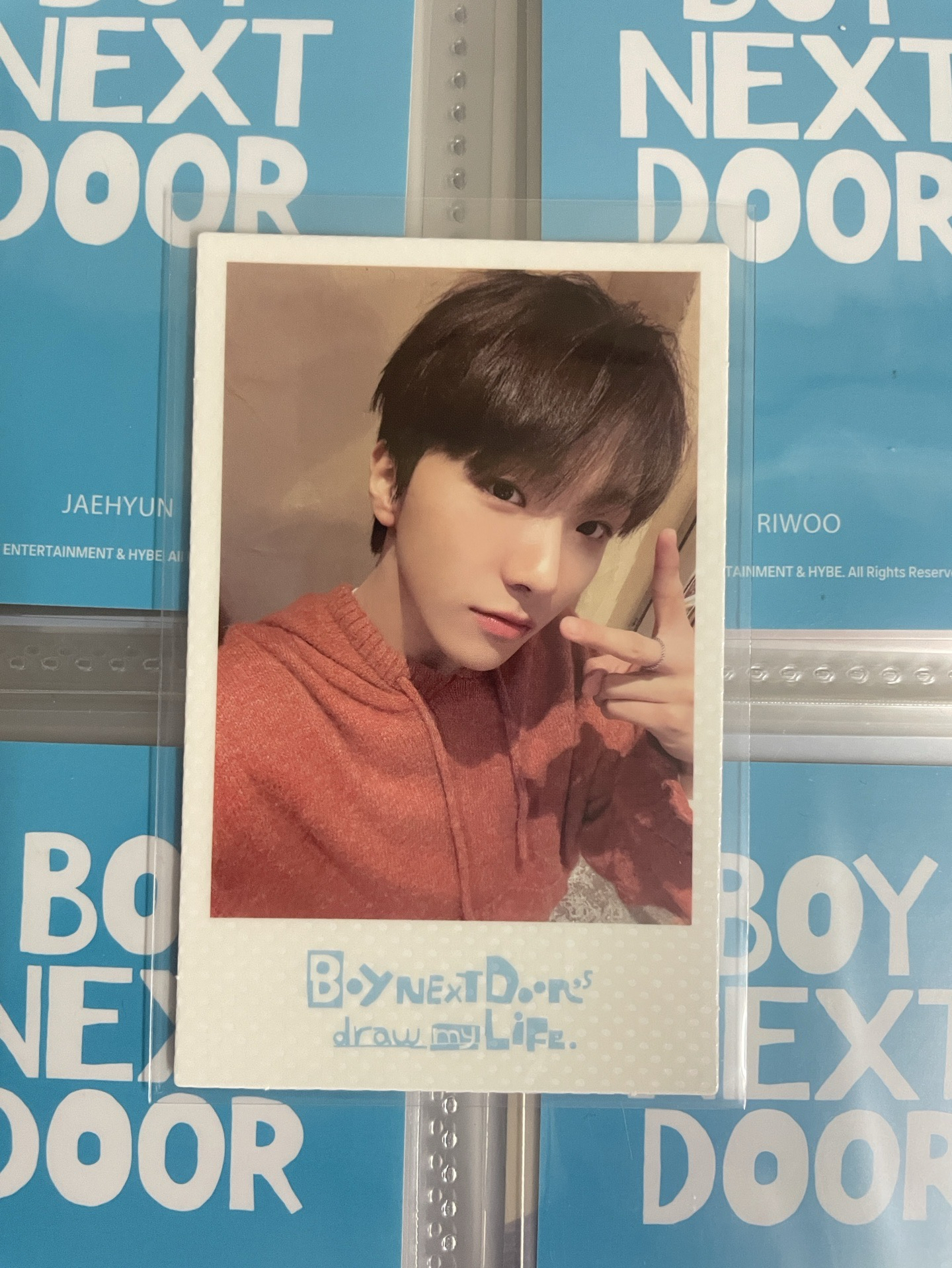 金雲鶴 𝖶𝖮𝖮𝖭𝖧𝖠𝖪 김운학 回憶錄 vol.1 wvs 舊版 特典卡 拍立得