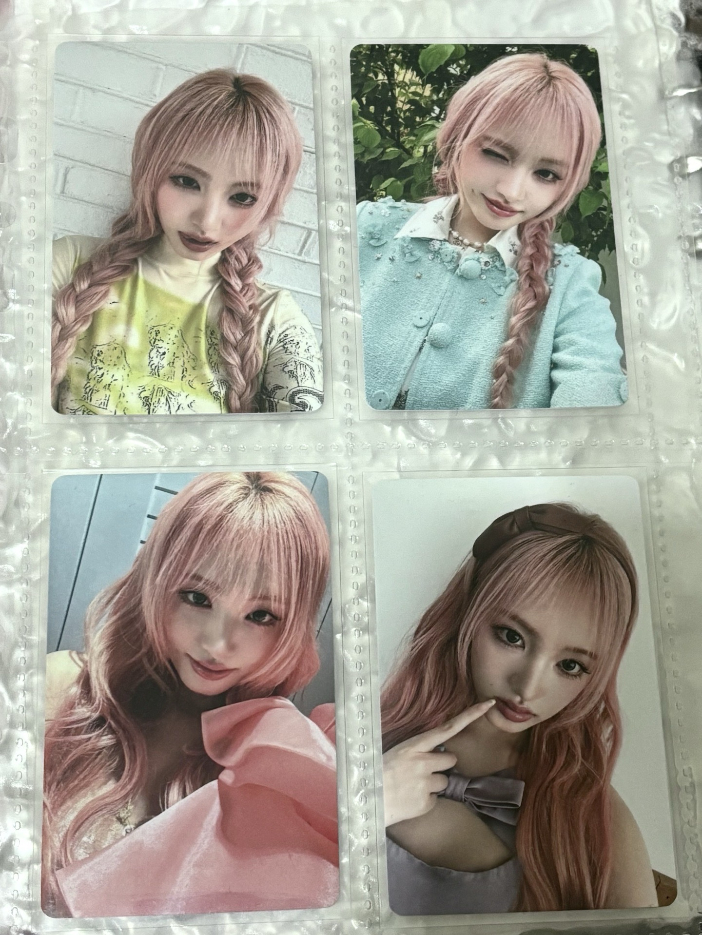 Liz 雜誌卡四張中文卡背