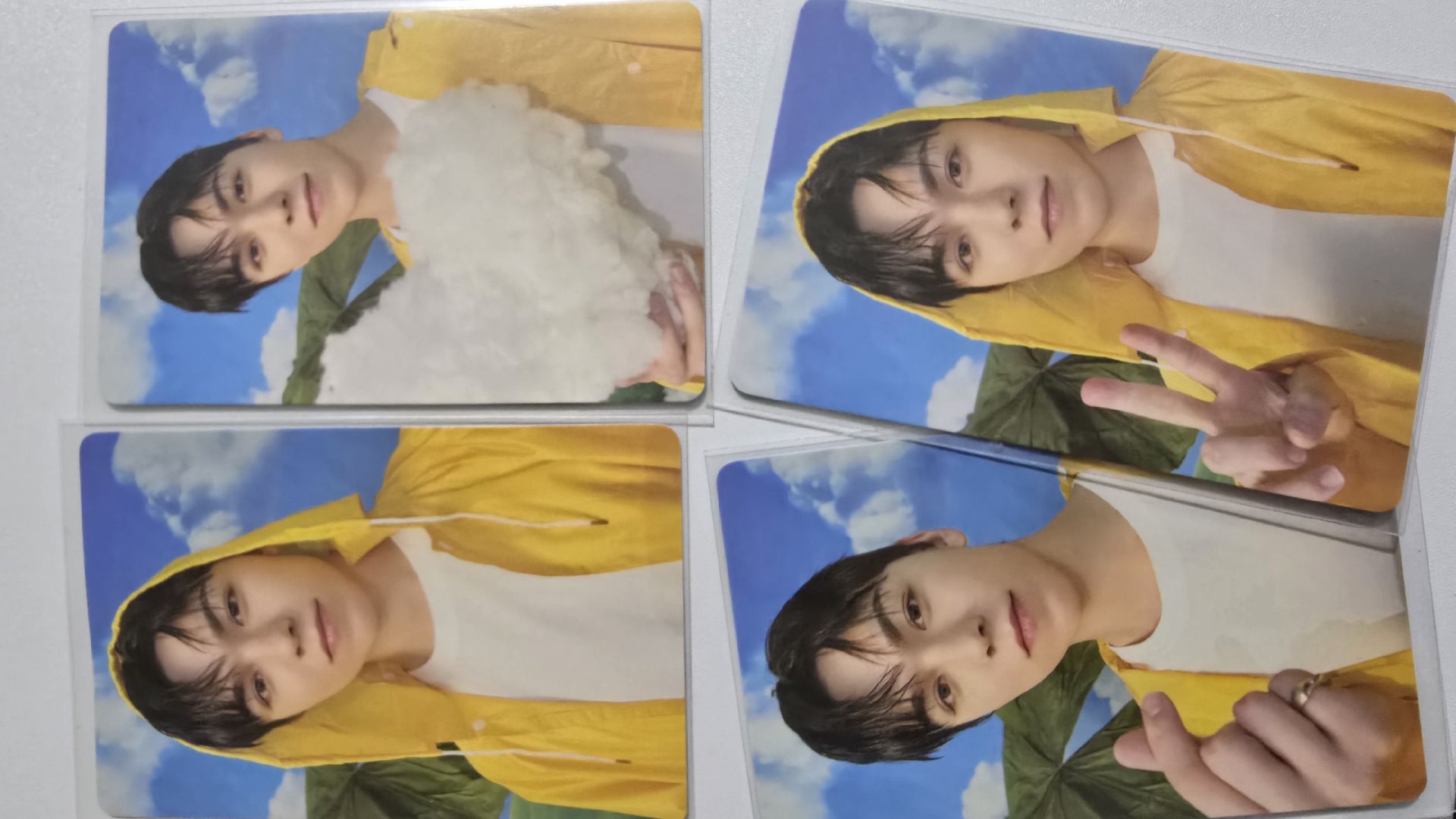 率哥淅瀝淅瀝嘩啦嘩啦黃雨衣 迷十一克拉盤 四張不拆 Vernon